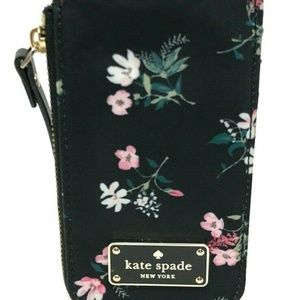 Kate Spade ID Lanyard Badge Holder Floral Wallet